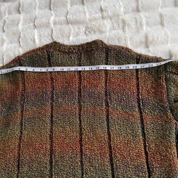 🔥Handmade Ombré Chunky Knit Boho Cottage Fairy Grunge Soft Sweater Unisex 1/2X - Picture 12 of 13
